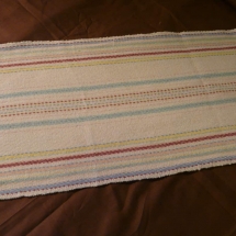 runner white, stripes