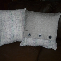pillows purple,white 15.79-15.80