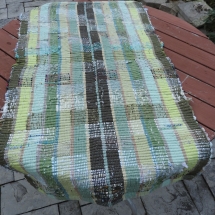 rug rag greens, lime 15.100