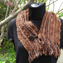 scarf neckpiece brown 17.61