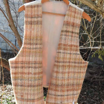 vest hand dyed yellows 15.92