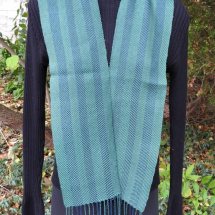 scarf green,blue 19.127-128